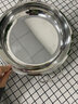 HUYO 蒸凉皮锣锣316不锈钢蒸面皮锣锣家用做凉皮的工具双耳不粘凉皮盘 带耳凉皮锣锣21cm【小号】送三件套  实拍图