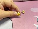 翡拉拉（fellala）【礼物】鸡蛋花系列耳钉花朵耳环女手绘珐琅耳饰生日礼物送女友 鸡蛋花 实拍图