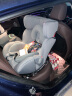 好孩子（gb） 婴儿汽车安全座椅0-7-12岁双向安装isofix接口安全座椅360度旋转 安全气囊+360°旋转CS776海军蓝 实拍图