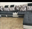 澳特莉莎（AOTELISHA）沙发客厅现代简约布艺沙发组合中大户型科技布沙发可拆洗实木沙发 【海绵款】（普通面料+实木框架）选1-15号 七件套【配4个凳子】 实拍图