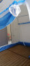 南极人NanJiren 蒙古包蚊帐1.8米床 A类三开门免安装拉链有底坐床纹帐 家用可折叠学生宿舍 实拍图