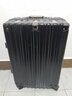 狄斯顿保罗（DISIDUNBAOLUO）行李箱铝框拉杆箱轻音万向轮旅行箱学生密码箱大容量皮箱登机箱 尊贵黑【升级加厚加深合金框】 24英寸 -学生上学 实拍图