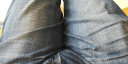 南极人牛仔短裤男中年弹力七分裤夏季薄款休闲裤男 7分牛仔短裤直筒中裤 6065黑色 34（2尺7） 实拍图
