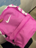 NIKE耐克男女小书包 户外旅游运动休闲小奶包糖果色迷你双肩包BA5559 蜜桃粉BA5559-611 双肩背包/32*25*12cm 实拍图