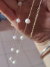 黛若520情人节礼物淡水珍珠925银满天星项链锁骨高级颈链实用送女友 实拍图