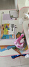 optalent儿童学习桌椅套装可升降书桌写字台小孩桌子写字桌学生书桌课桌椅 75*49升降粉+矫姿宝+台灯4-18岁 实拍图