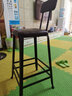 金沙公爵吧台椅高脚椅北欧式铁艺实木现代简约酒吧椅子家用创意桌靠背吧 吧台桌100*50*105面板5公分 实拍图