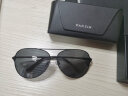 帕森（PARZIN ）偏光太阳镜型男经典蛤蟆镜安全驾驶墨镜8131A黑框黑灰片 晒单实拍图