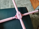 形体棍瑜伽棍开背棍开肩练站姿矫正十字架木棍舞蹈模特成人儿童驼背神器背部训练体态健身器材 粉色【一键自锁+长短可调节】升级豪华款 实拍图