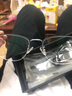 CHASM近视眼镜男痞帅型男大脸钛材眼镜框架女配防蓝光变色高度近视散光 黑银商务款 配1.56变色两用镜片(度数备注) 实拍图