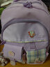 派格威新款小学生书包女孩1-3-6年级9儿童初中生减负超轻便双肩包防泼水 大号紫色【礼品套装+补习袋】 实拍图