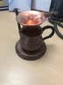 容山堂 铜茶托架 茶漏茶滤过滤器支撑架子套装功夫茶具茶道配件 梅花茶漏锤纹款-锤纹茶托架套装 实拍图