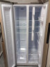 双鹿400升 冰箱双开门 双门冰箱对开门冰箱 电冰箱家用冰箱嵌入式一级能效风冷无霜超薄 BCD-400WSVYD 玫瑰金 实拍图