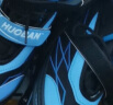 运动伙伴溜冰鞋儿童闪光轮滑鞋男女旱冰鞋全套装可调节直排滑冰鞋  黑蓝色 实拍图