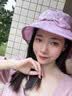 上海故事100%桑蚕丝女士遮阳帽防紫外线夏季真丝防晒透气这折叠收纳帽子 实拍图