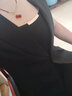 简蜓职业装女装套装新款时尚夏季气质短袖西装套裙工作服西服面试正装 黑西装+半裙+西裤+同款吊带 L（建议：100-109斤） 实拍图