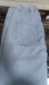 浪莎莱赛尔天丝牛仔裤女夏季薄款高腰垂感显瘦阔腿牛仔裤女休闲裤子女 浅复古蓝 M (适合96-110斤) 实拍图