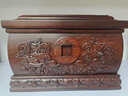 福寿岁全实木印尼紫檀木骨灰盒富贵吉祥 实拍图
