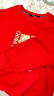 真维斯（JEANSWEST）红色卫衣男女款秋冬季休闲宽松上衣龙年本命年衣服过新年会定制款 红色 传统巨龙 XL【推荐130-140斤】 实拍图