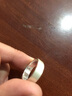 佰誉银家 6MM【免费刻字】拉丝工艺 男士戒指 银 99足银 女士 情侣对戒戒指 简约戒子 19号 实拍图