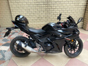 珊艺适用铃木gsx250r保险杠改装后座扶手防摔护杠挡泥板后货架 GSX250R普通款一字杠黑色 实拍图