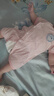 舒贝怡2件装婴儿衣服夏季薄款新生儿连体衣短袖哈衣儿童爬服粉色66CM 实拍图