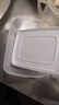 美煮妇冰箱食物收纳盒冷藏冷冻速冻专用保鲜盒食品级火锅食材冻肉分格盒 纯白 单件装 1L 实拍图