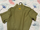 卡特（CAT）短袖polo衫反光印花珠地面料男士翻领短袖t恤新品 青绿色 M 实拍图