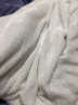 尔听立领羊羔绒棉服男冬季加绒加厚保暖宽松棉衣羽面包绒服棉袄外套 米白色 2XL（150斤-170斤） 实拍图