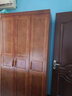 小木窝（XIAOMUWO）实木衣柜卧室现代中式经济型简约衣橱平开门衣柜实木木质家用转角 三门衣柜 胡桃色 实拍图