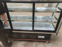 简所凉菜卤菜烧烤展示柜冷藏展示柜熟食保鲜鸭脖展示柜鲜肉保鲜柜商用直冷熟食展示柜三层熟食柜展示柜 拉丝银/弧形款-加冷【三层+后背制冷】 180*65*123cm 实拍图