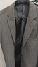 色顿保罗丨领带男士正装商务黑色条纹真丝休闲手打西服衬衫高端 格纹灰-P702 手打款 实拍图