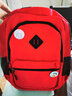 唐誉（Tangyu）双肩包男初中生高中生防盗背包休闲电脑大学生书包女小学生旅行包 酒红色（USB充电） 实拍图