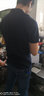 印玛尼 工作服定制印字印logo polo定制翻领短袖工衣文化衫广告衫定做 【A款间色领】白色 XL 实拍图