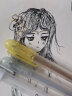 柏伦斯高光绘画笔白色记号笔画画勾线笔学生用美术手绘高光笔水彩白色笔黑卡纸专用彩色笔手账闪光笔 【老师推荐】5白+1银+1金 实拍图