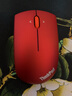 ThinkPad 联想thinkplus小黑红点无线鼠标 笔记本电脑办公鼠标 双模-无线蓝牙鼠标（魅力红） 实拍图