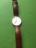 丹尼尔惠灵顿（DanielWellington）DW手表男 简约石英男士手表时尚欧美腕表 生日礼物送男友 白盘无纹棕皮带丨男表40MM-DW006 实拍图