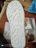回力女鞋小白鞋女冬季加绒板鞋女士百搭白色休闲鞋学生运动厚底鞋子女 白色【超轻软底】 35 实拍图