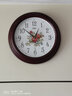 康巴丝（Compas） 智能电波钟木制大壁钟中式钟表田园实木挂钟钟表2024M SZGD-2024M 40cm 16英寸 实拍图