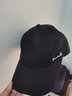 Kim sunja轻奢高端轻薄水洗棉棒球帽休闲偏大头围加深软顶鸭舌帽棉质遮阳帽 黑色 L 正常码（55-60cm） 实拍图