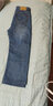 依男说衣牛仔裤男秋冬季厚款直筒裤宽松版潮流休闲阔腿裤水洗弹力大码裤子 浅蓝【秋冬款】 33 （140-150斤） 实拍图