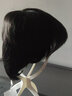 卡琦诺假发男短发真发中老年男士发套直发全真人发丝寸发生物头皮补发片 1黑色 【递针顶心】 短发 可调节 实拍图