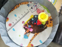 儿童决明子玩具沙池套装宝宝室内家用大颗粒玩沙子挖沙池沙滩沙漏 新款卡通1.2米黄色30CM折叠池 实拍图