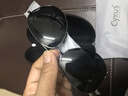 Cyxus男士飞行员蛤蟆近视偏光太阳镜防晒眩光时尚开车驾驶专用可配度数 枪框黑色片-无度数-偏光 实拍图