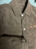罗蒙（ROMON）春秋季夹克男2025新款痞帅潮牌高级感翻领仿麂皮上衣服男士外套 2001咖色 XL （推荐125-140斤） 实拍图