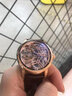 豪法手表【新年礼物】陀飞轮手表男全景镂空背透机械表轻奢双发条腕表 玫金精钢【双发条/飞行陀飞轮】 实拍图