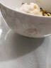 煜乾吃饭碗景德镇防烫高脚碗米饭碗创意北欧泡面碗骨瓷碗家用陶瓷碗 5英寸米饭碗 实拍图