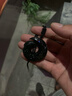 影享 和田玉吊坠羊脂玉时来运转玉坠 平安扣吊坠玉石项链扭转乾坤 和田墨玉（双面雕刻） 实拍图