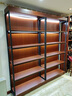 雅仕邦 货架展示架化妆品展示柜商品陈列柜超市烟酒货柜家用钢木置物架 柚木色 5层120长*30深*220高 实拍图