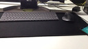 RS 纯黑鼠标垫包邮 锁边加厚超大号游戏鼠标垫 高灵敏可水洗网吧键盘桌垫 实拍图